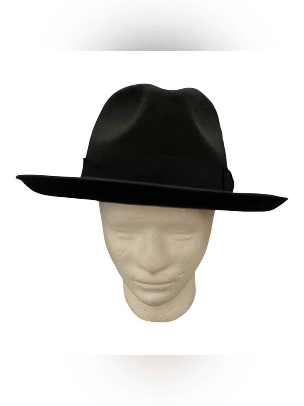Black Fadachy Brand Wide-Brim Fedora Hat